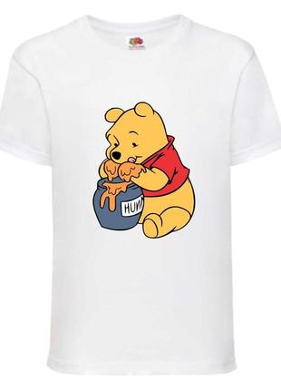 Футболка детская винни пух 004 (wnp 004 wh) белая, размер 98-104-116-128-140-152-164 см