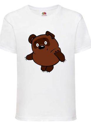 Футболка детская винни пух 0010 (wnp 0010 wh) белая, размер 98-104-116-128-140-152-164 см