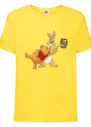 Футболка детская винни пух 006 (wnp 006 yel) желтая, размер 98-104-116-128-140-152-164 см