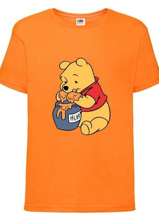 Футболка детская винни пух 004 (wnp 004 orn) оранжевая, размер 98-104-116-128-140-152-164 см