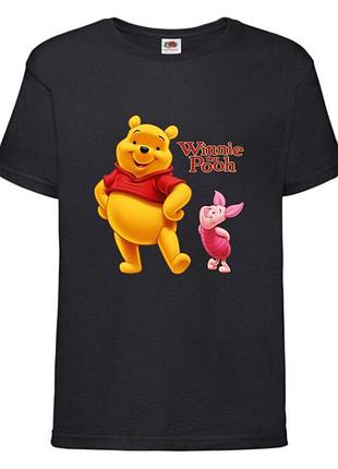 Футболка детская винни пух 019 (wnp 019 blc) черная, размер 98-104-116-128-140-152-164 см