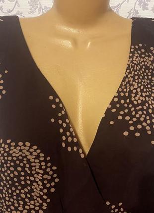 Красивая шелковая дизайнерская блуза-топ от maria grachvogel2 фото