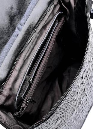 Женский кожаный рюкзак портфель жіночий шкіряний сумка кожаная3 фото