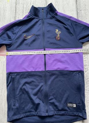 Крутая кофта для спорта олимпийка спортивная кофта tottenham hotspur nike dri-fit размер 11-13лет6 фото