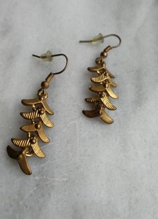 Сережки висульки висульками мінімалістичні текстурні матові