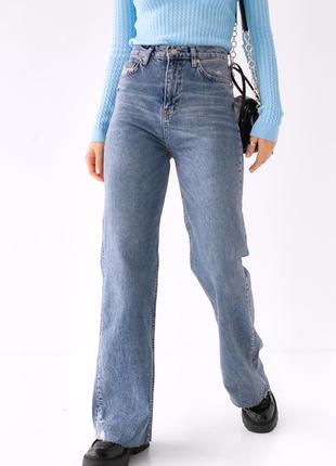 Расклешенные джинсы с высокой посадкой2 фото