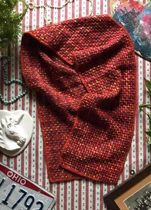 Шарф твид ретро винтаж