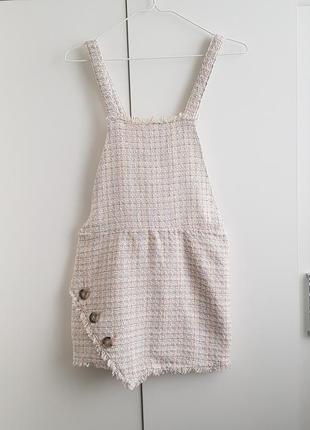 Твідовий сарафан zara