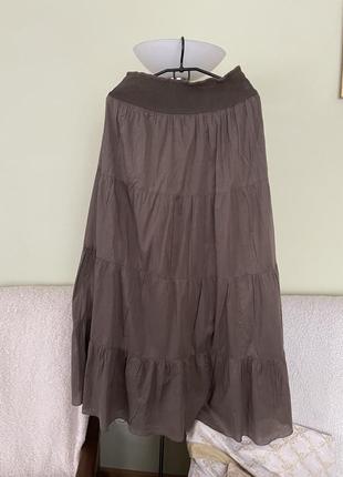 Классная многоярусная юбка