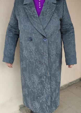 Пальто женское кашемировое больших размеров, высокого качества anidor