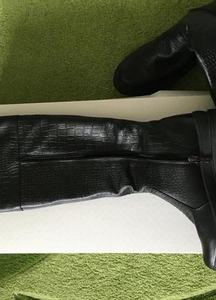 Шкіряні зимові чоботи від «солді»