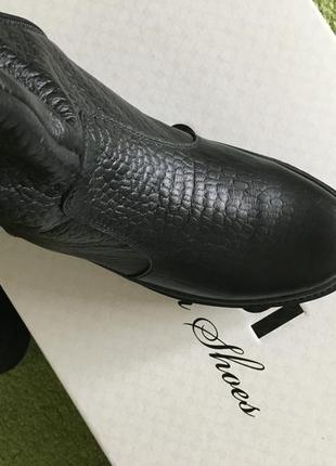 Шкіряні зимові чоботи від «солді»