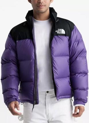 Зимний пуховик tnf 700 the north face 1996 nuptse purple пурпурный фиолетовый тнф зе норт фейс1 фото