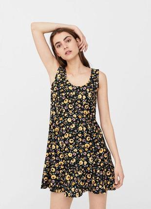 Платье в цветочный принт zara mango