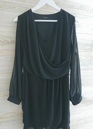 Коктейльне плаття river island 12 розмір вечірнє чорне плаття
