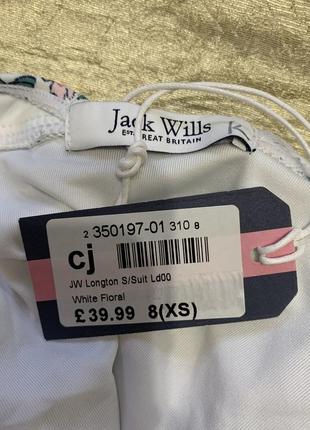 Якісний відрядний купальник jack wills високі трусики розмір xs-s4 фото