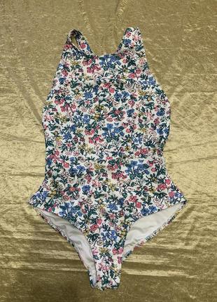 Єний суцільний купальник jack wills високі трусики розмір xs-s