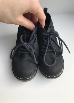 Детские ботинки zara 24 размер, нубук5 фото