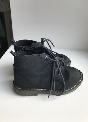 Детские ботинки zara 24 размер, нубук1 фото