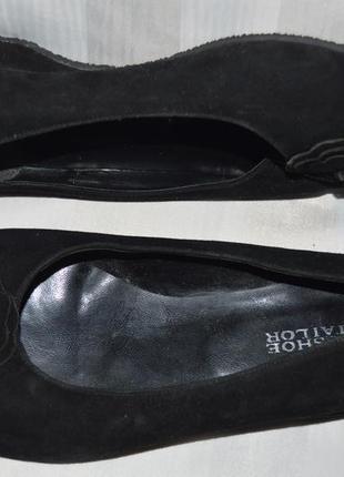 Туфли балетки замш alto shoe tailor розмір 38, туфлі замш