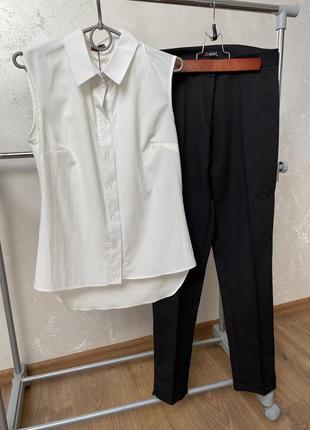 Жіночий костюм трійка🔥брючний костюм блузка штани топ костюм🔥🔥🔥італія5 фото