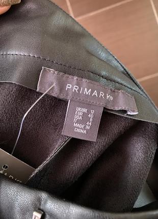 Шикарные кожаные шорты primark3 фото