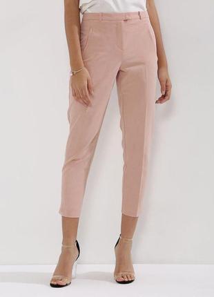 Пыльно розовые брюки zara