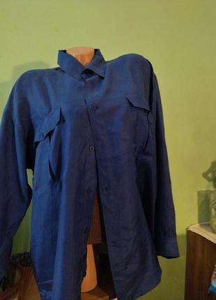 Чоловіча сорочка з стовідсоткового шовку