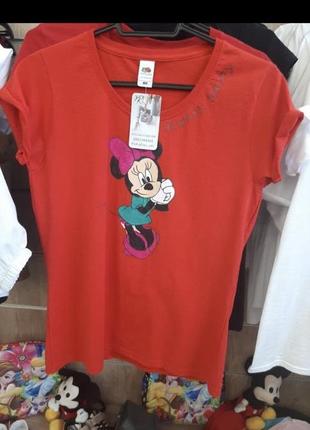 Футболка,микки маус,минни маус
