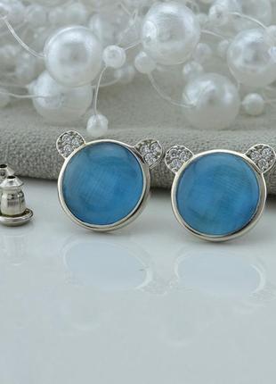 Срібні сережки