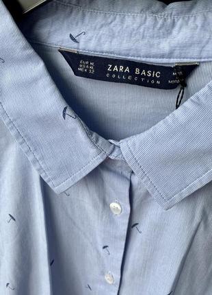 Сорочка zara в зонтах6 фото