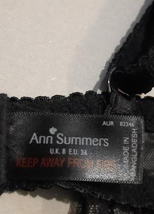 Брендовый шикарный пеньюар р. 8 от ann summers вынимаемый пушап кружево косточки4 фото