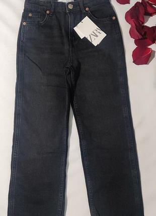 Джинси чорні zara на дівчинку.