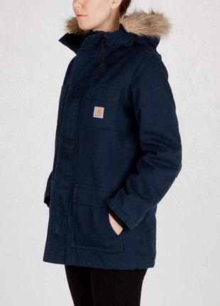 Женская парка carhartt siberian parka navy