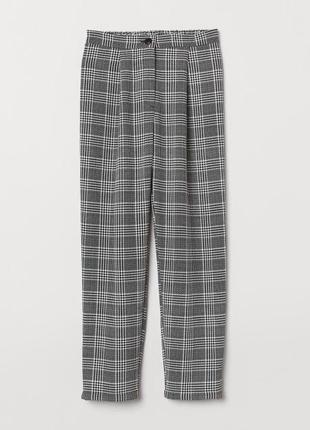 Брюки в клетку zara
