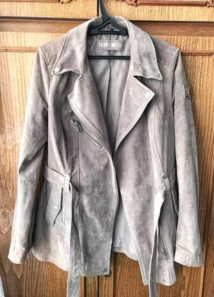 Кожаная шкіряна куртка freaky nation