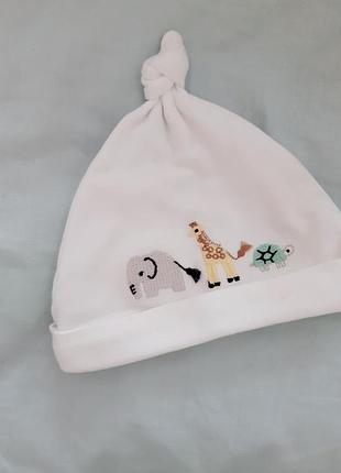 Шапка вузлик 1-3місяці - новий стан!