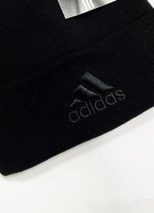 Шапка adidas w22 black2 фото