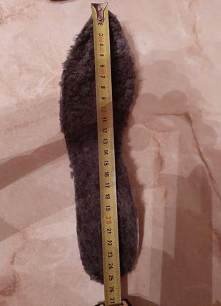 Зимние кожаные сапоги с натуральным мехом7 фото