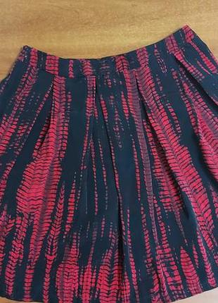 Женская юбка, черно-красная, 42р.2 фото