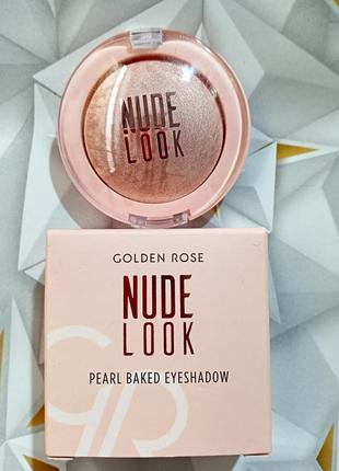 Тени для век- хайлайтер для макияжа. golden rose nude look eyeshadow

9