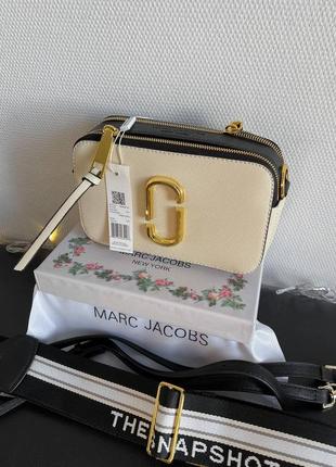 Marc jacobs light beige брендовая бежевая сумочка жіноча шикарна бежева сумка
