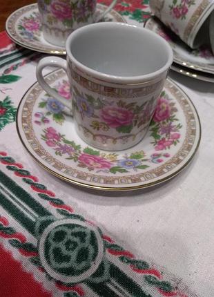 Антикварні кавові чашки з блюдцем