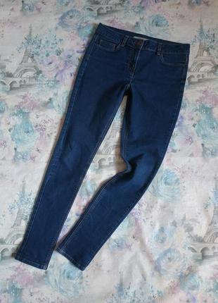 Синие джинсы скинни george средняя посадка, зауженные джинсы, обтягивающие джинсы