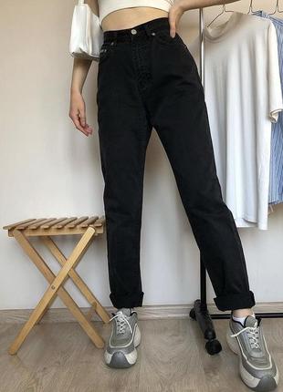 Черные джинсы calvin klein high waist8 фото