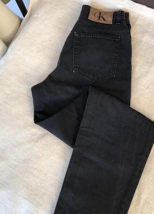 Черные джинсы calvin klein high waist1 фото