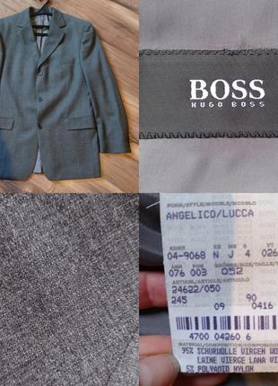 Hugo boss пиддак бойфренда оверсайз жакет шерсть9 фото