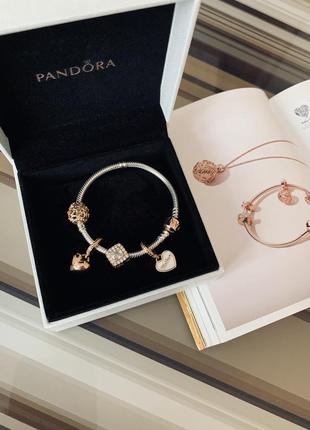 Pandora шарм rose gold5 фото