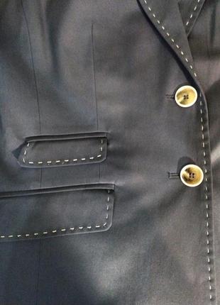 Женский удлинённый пиджак из коттона3 фото