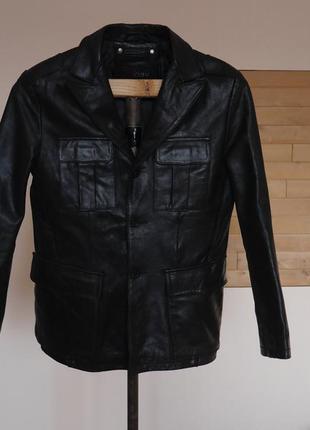 Куртка шкіряна чорна на розмір 50-52 olуdav